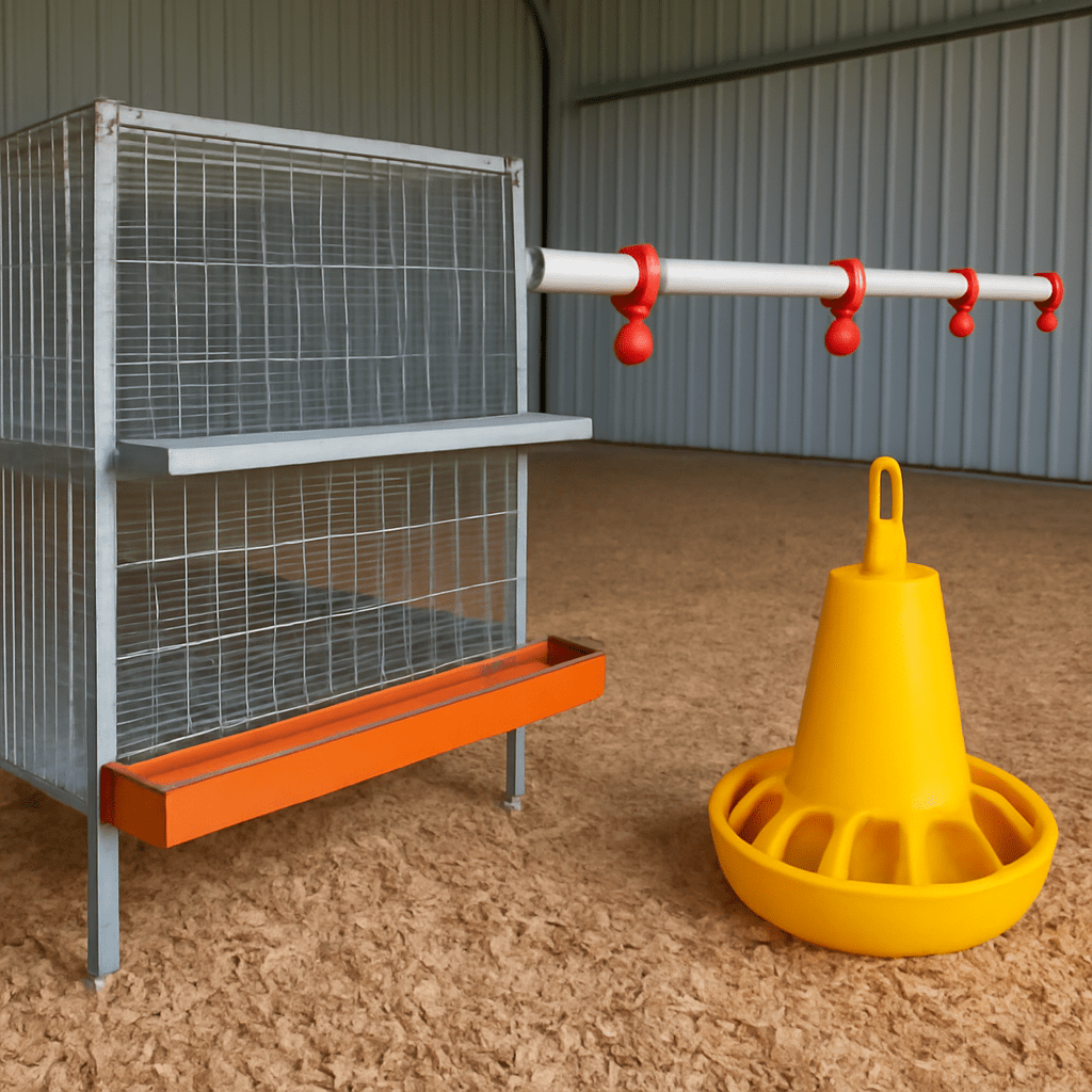 poultry cage and accessoris